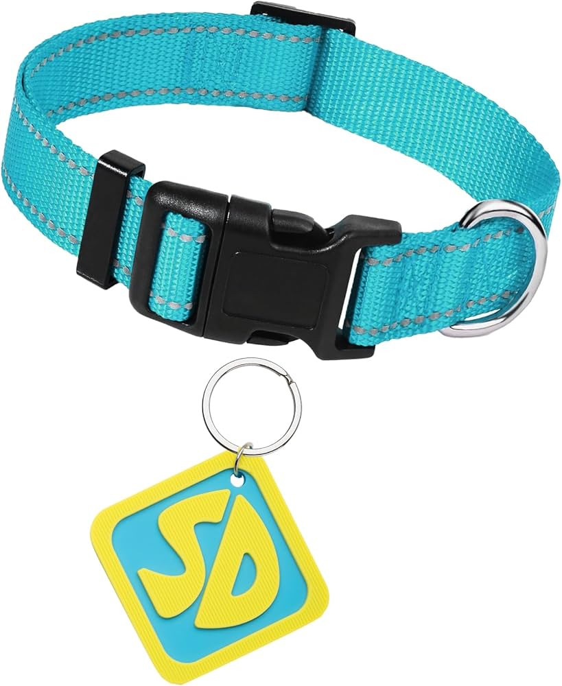 Dog Halloween Costumes, SD Tags with Nylon Adjustable Reflective Dog Collar, SD Collar Tags for L... | Amazon (US)