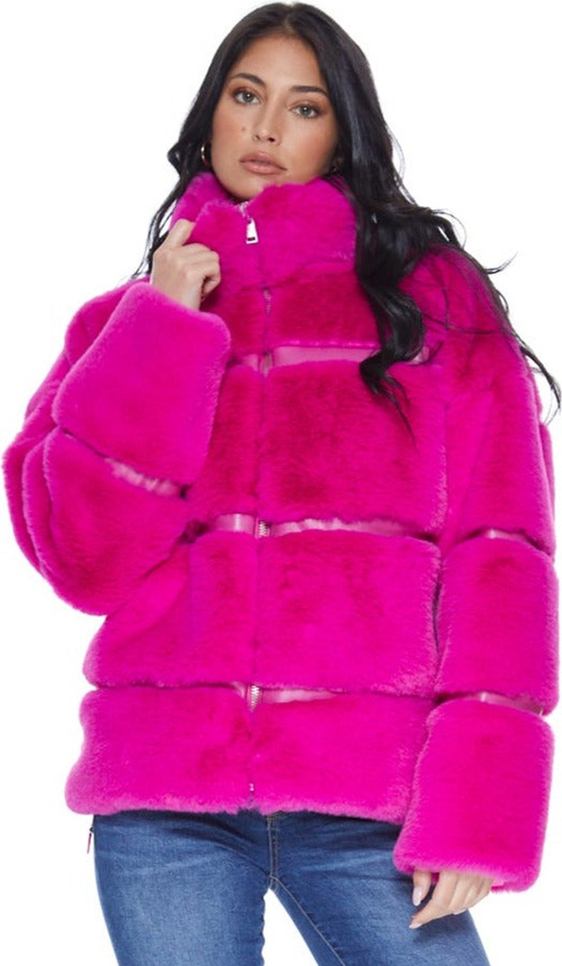 Mob Wife UnReal Leather Fur Jacket | Nordstrom