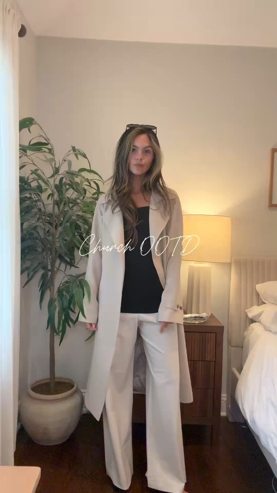 Happy Sunday babes ☀️ wearing a small in the coat and pants and XS in the tunic!

@Aritzia @Express 

#sundayootd #casualchic #churchfit #churchoutfit #outfitinspo #aritzia #mothersdayoutfit #express #springstyles #springoutfits

#LTKootd #LTKMothersDay