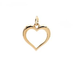 Charmalong™ 14K Gold Open Heart Charm by Bead Landing™ | Michaels | Michaels Stores