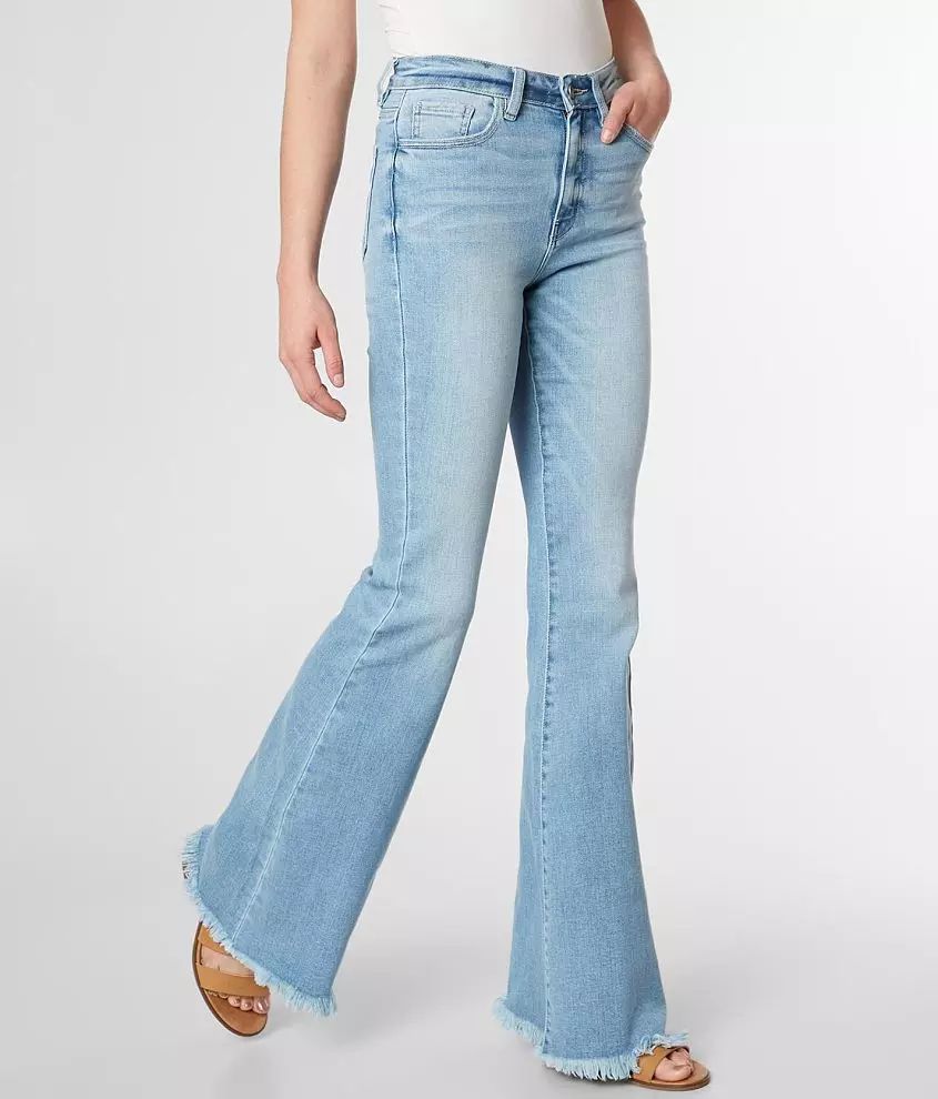 Signature High Rise Flare Stretch Jean | Buckle