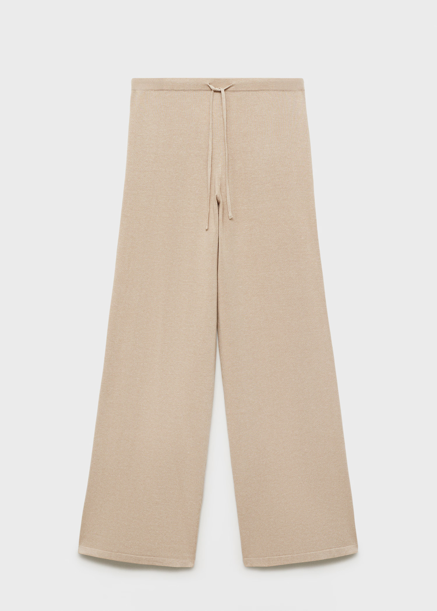 Straight knitted trousers - Women | MANGO United Kingdom | MANGO (UK)