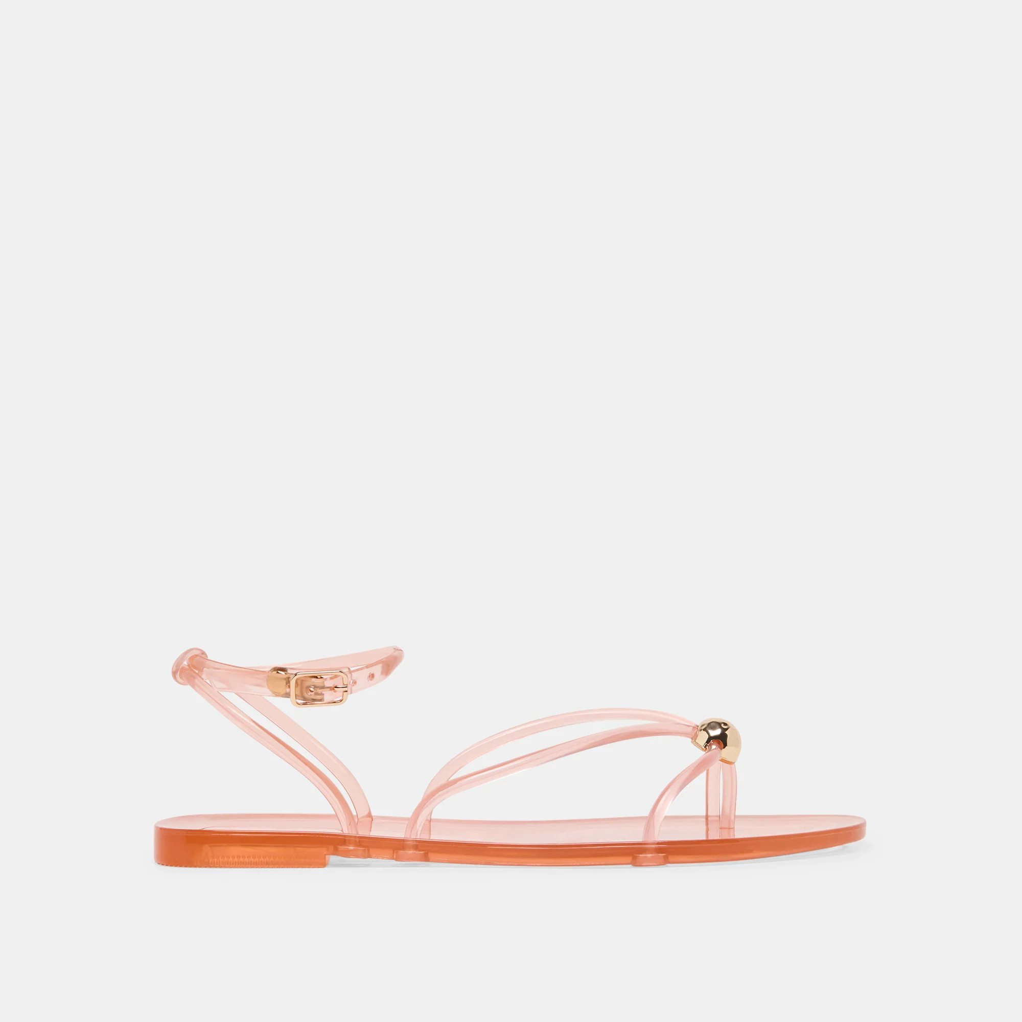 Kenley Vinyl Sandals Rose Jelly | DolceVita.com