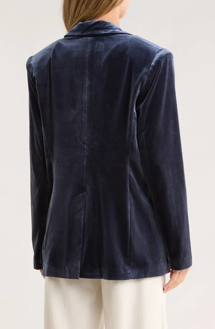 MAX STUDIO Peak Lapel Velvet Blazer | Nordstromrack | Nordstrom Rack