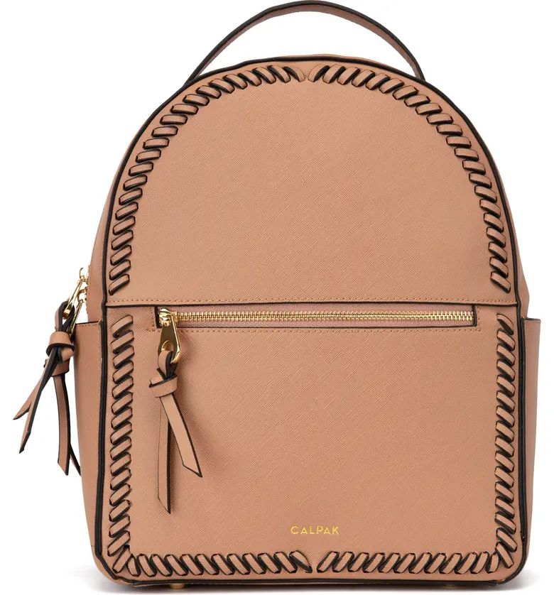 Kaya Faux Leather Round Backpack | Nordstrom