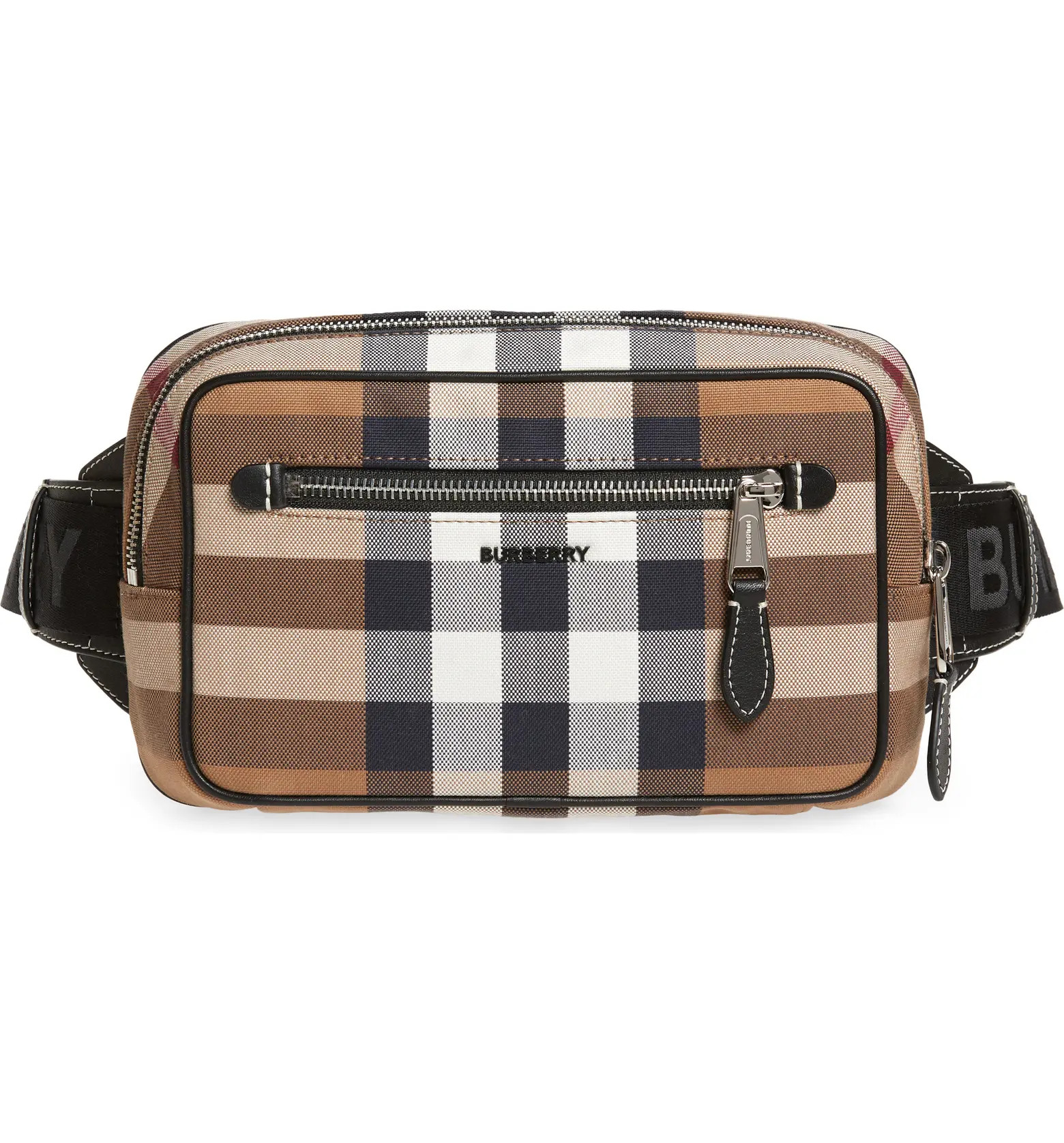 Check Canvas Belt Bag | Nordstrom