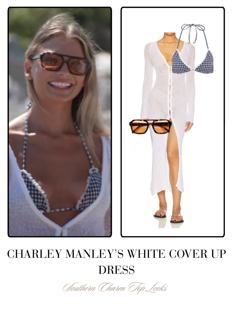 Charley Manley's White Cover Up Dress 

 