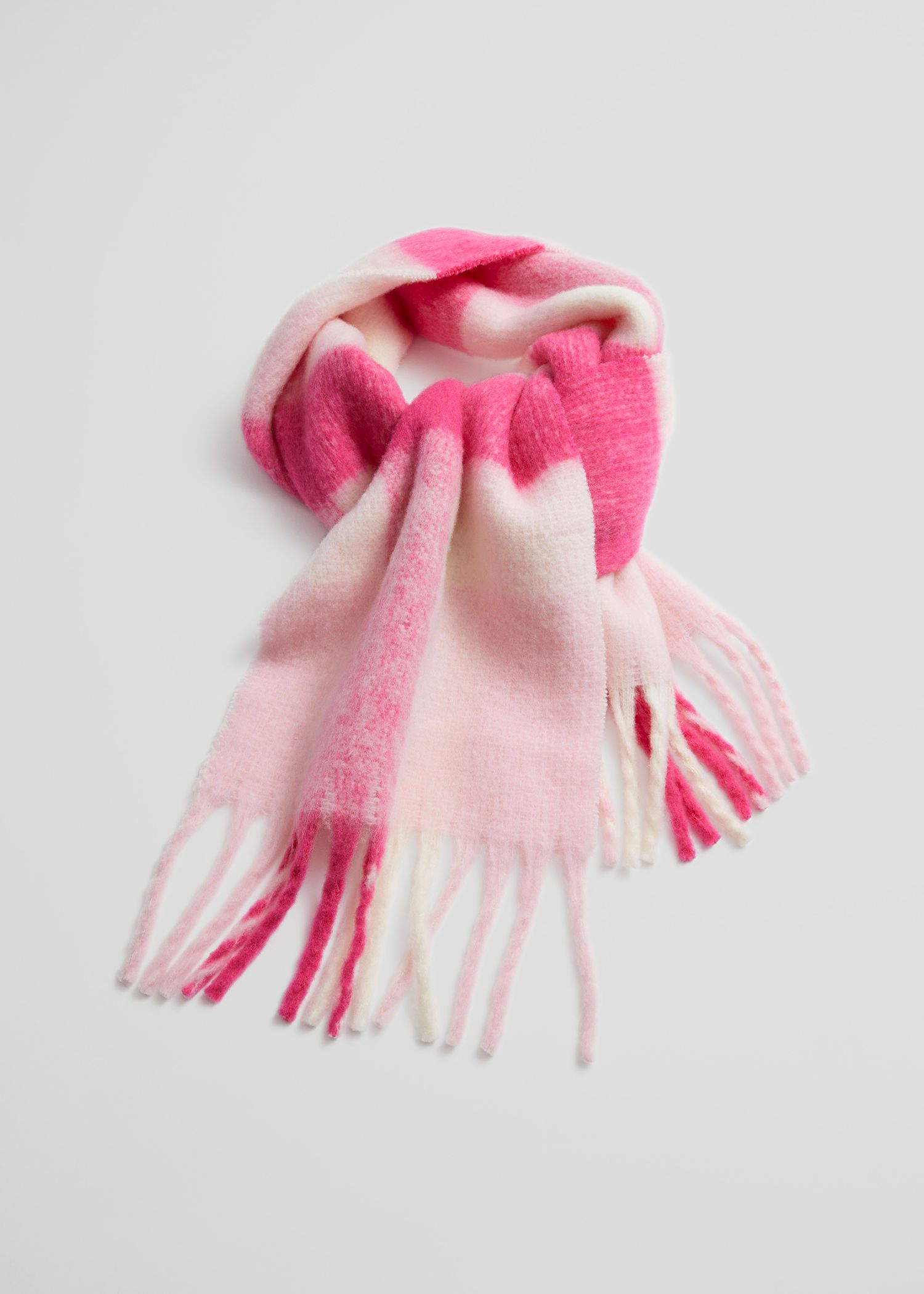 Checked Wool-Blend Scarf | & Other Stories US