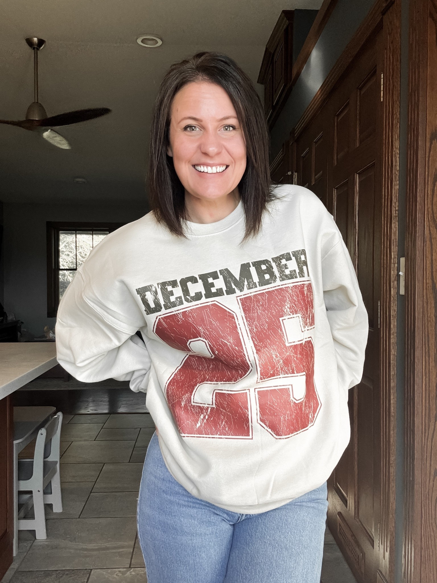 I’m a sucker for a good Christmas sweatshirt!  I sized up to a large for a more oversized fit! 

#LTKSeasonal #LTKootd #LTKHoliday