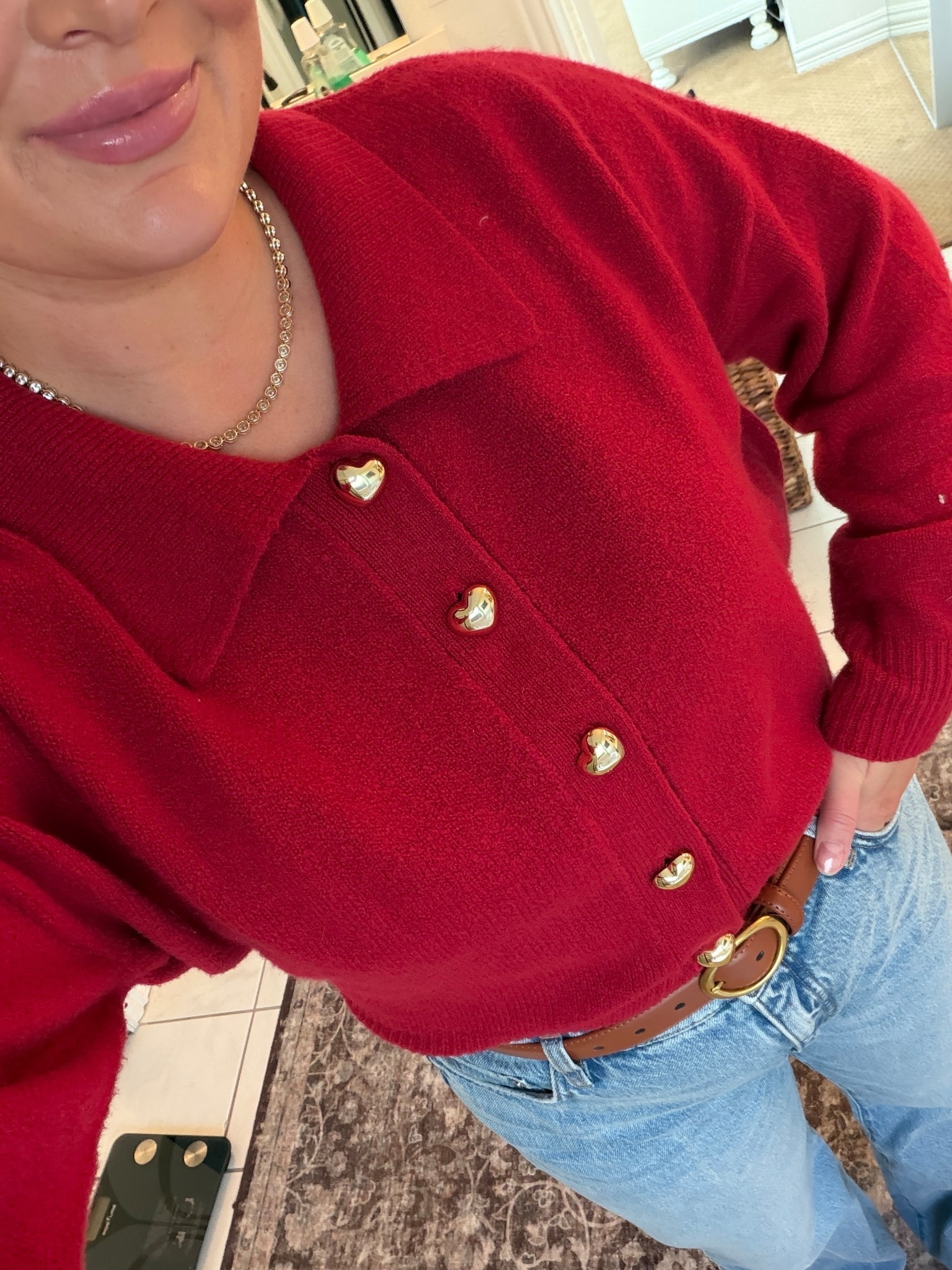 Cutest heart sweater for valentines! ❤️❣️ 

#LTKootd