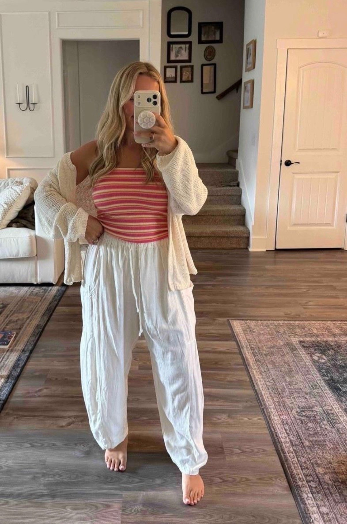 Comfy home lounge outfit! Sweater is always going ooo but comes in other colors!