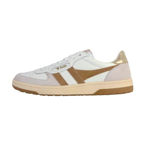 Gola Women's Hawk White/Light Caramel/Gold 7 Medium | Amazon (US)