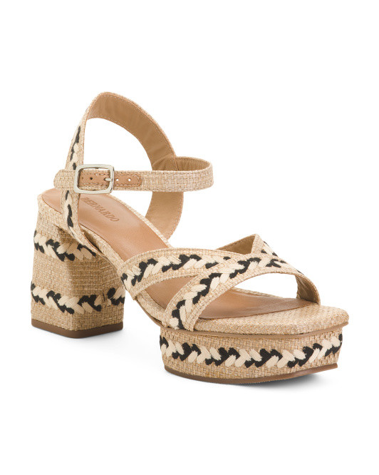 Made In Brazil Liana Platform Heeled Sandals | TJ Maxx