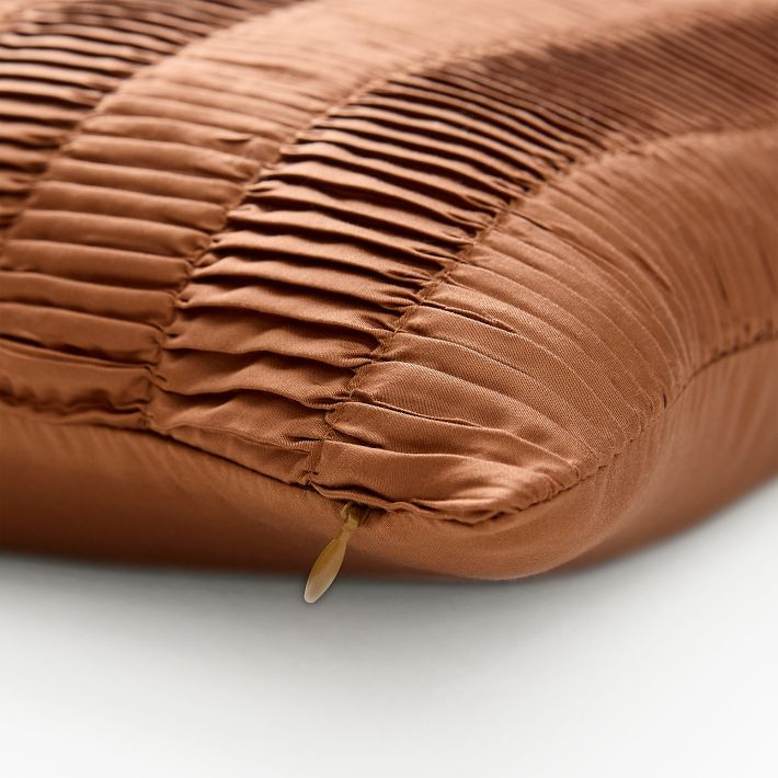 Vertical Pleated TENCEL™ Pillow Cover | West Elm (US)