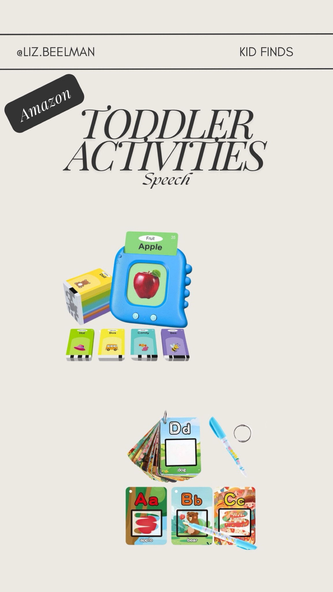 Toddler Educational Activities - Speech & Languagee

#LTKFamily #LTKBaby #LTKKids