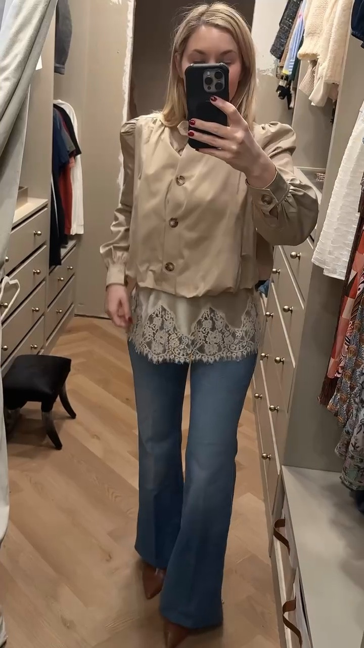 Cropped trench with silk lace trim tank

Spring outfit 

#LTKootd #LTKSeasonal #LTKNYFW