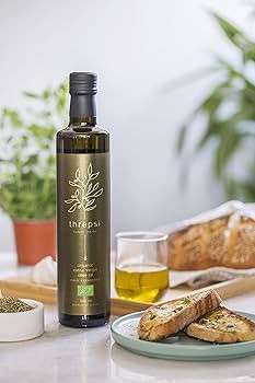 Threpsi Organic Extra Virgin Olive Oil | Extracted Cold | 100% Koroneiki Olives | Grown by Small ... | Amazon (US)