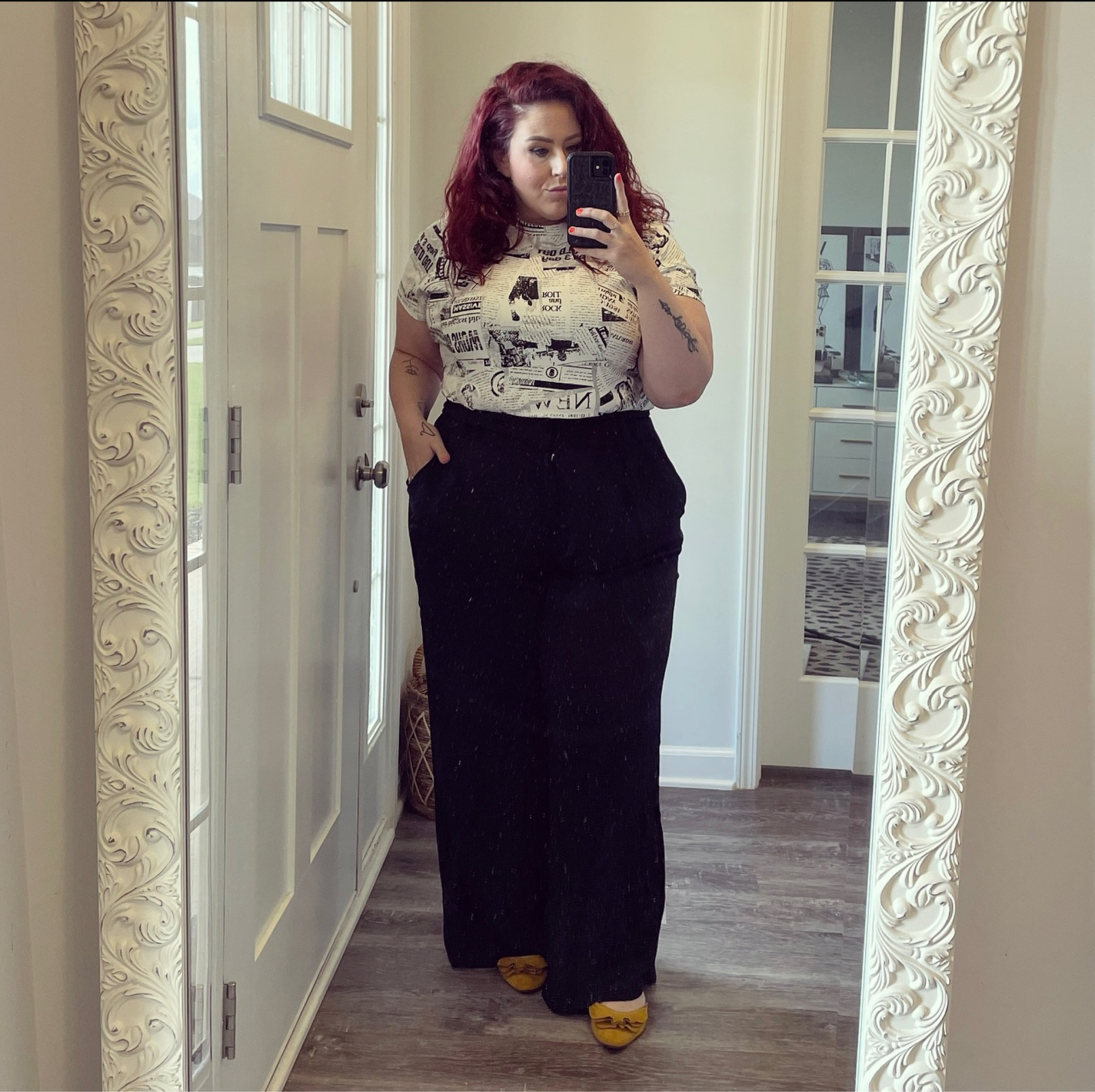 Wearing 3x in top and pants 