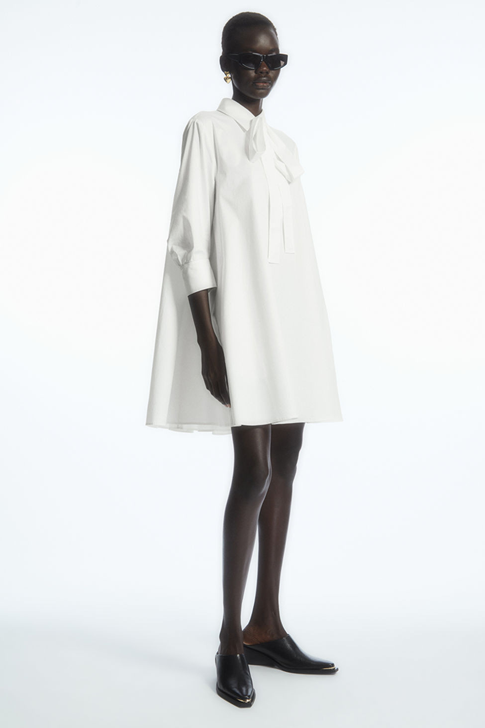 BOW MINI SHIRT DRESS | COS (US)