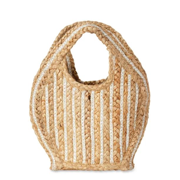 Magid Women's Spring Jute Petite Stripe Tote Bag - Walmart.com | Walmart (US)