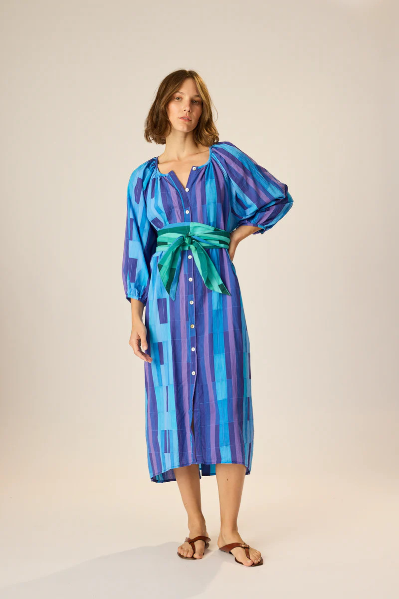 ALEX MIDI WITH SASH | Natalie Martin Collection