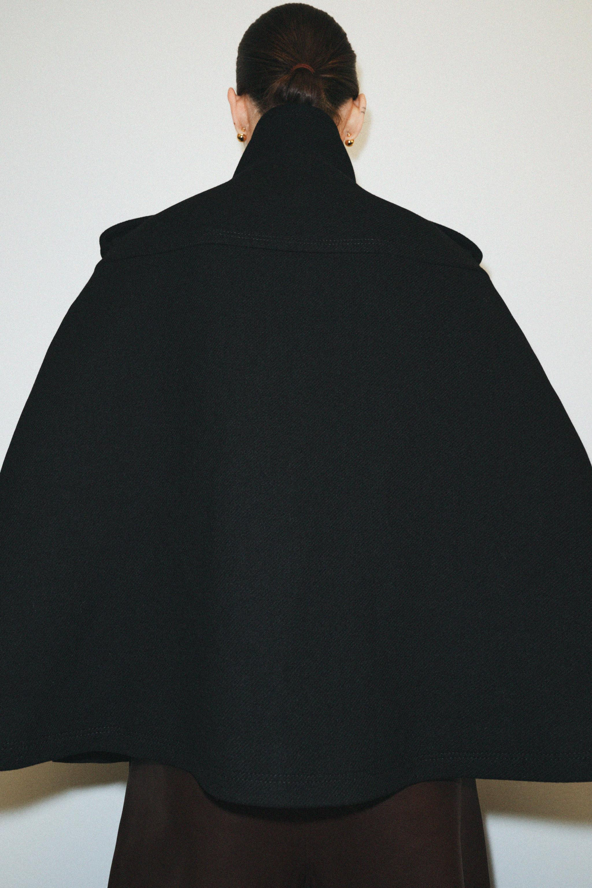 MANTECO WOOL BLEND CAPE ZW COLLECTION | Zara UK