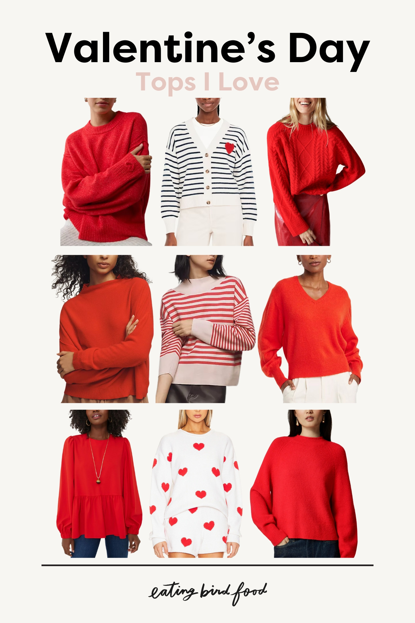Valentine’s Day is around the corner, and these tops have my heart! ❤️ From cozy sweaters to festive stripes, there’s something for every way you celebrate—whether it’s a date night out, Galentine’s brunch, or just spreading love at home.


#ValentinesDayStyle #FestiveLooks #CozyAndChic  

 #LTKSeasonal #LTKFindsUnder100 #LTKStyleTip