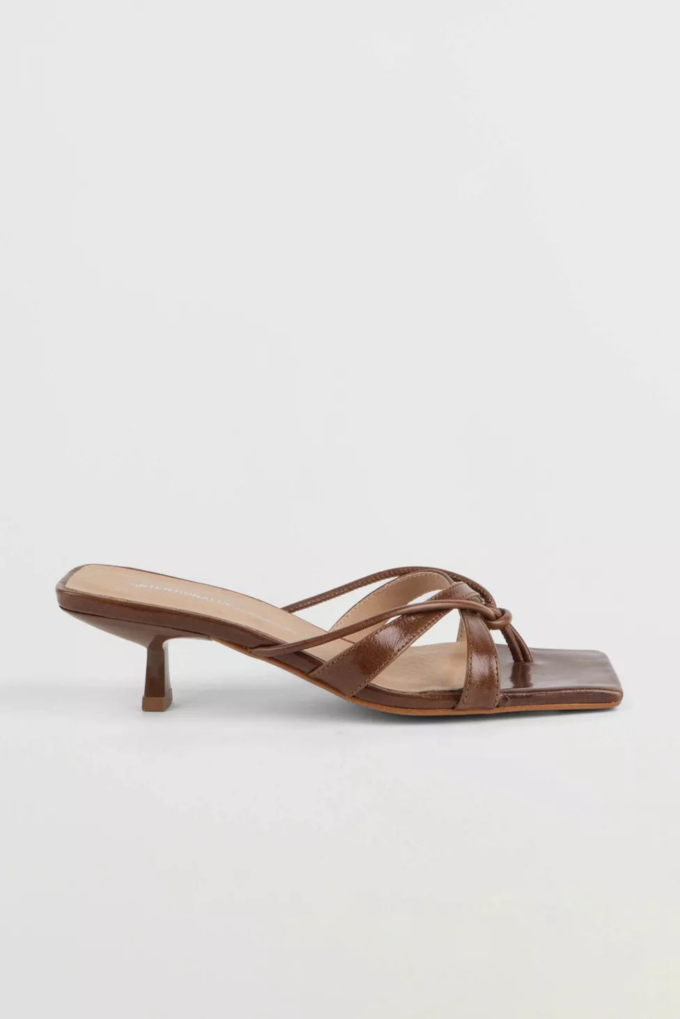 Intentionally Blank Eli Kitten Heel Thong Sandal | Urban Outfitters (US and RoW)