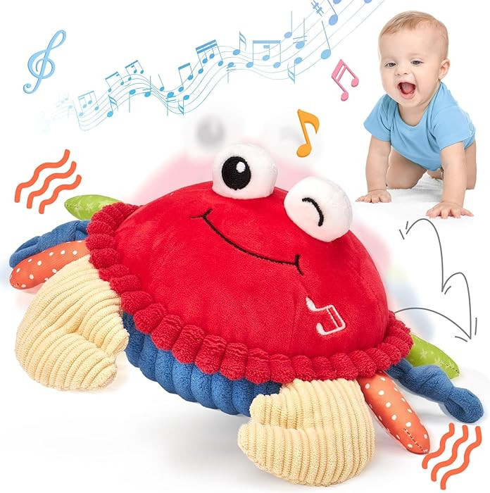 hahaland Baby Toys 6+ 12-18 Months - Crawling Musical Dancing Walking Moving Bouncing Learning Cr... | Amazon (US)