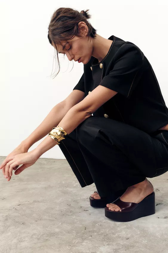 IRREGULAR METAL BRACELET | Zara UK