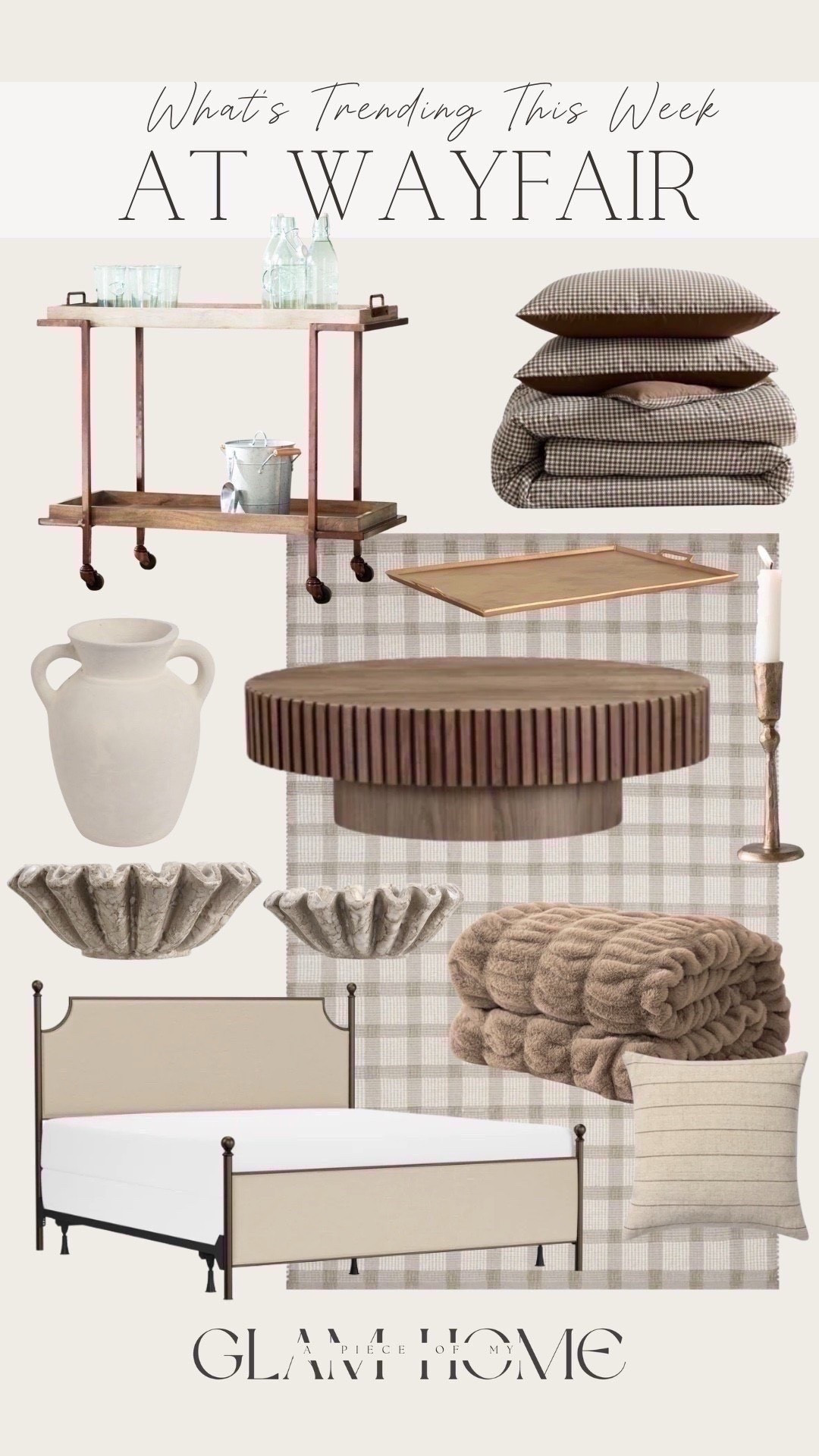What’s trending this week at Wayfair! Love these neutral finds for a cozy winter home! 


Vase, throw blankets, bed, bedding, sale finds, early Black Friday deals, candle stick, bar cart, rug, tray, affordable home finds, cozy winter home decor #LTKStyleTip 







#liketkit #LTKHome #LTKSeasonal
@shop.ltk
https://liketk.it/60sZP