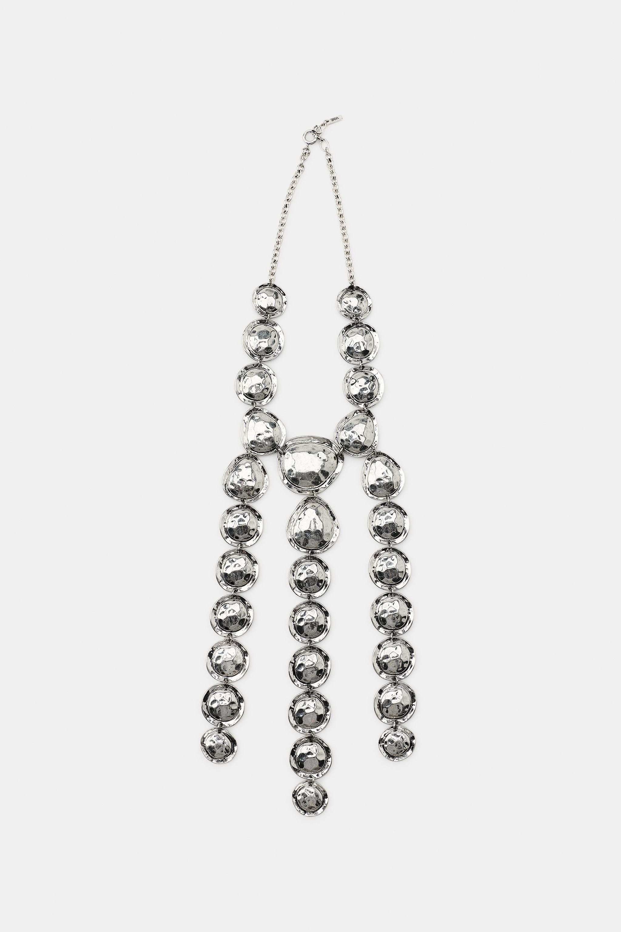 METAL PIECE NECKLACE | Zara US