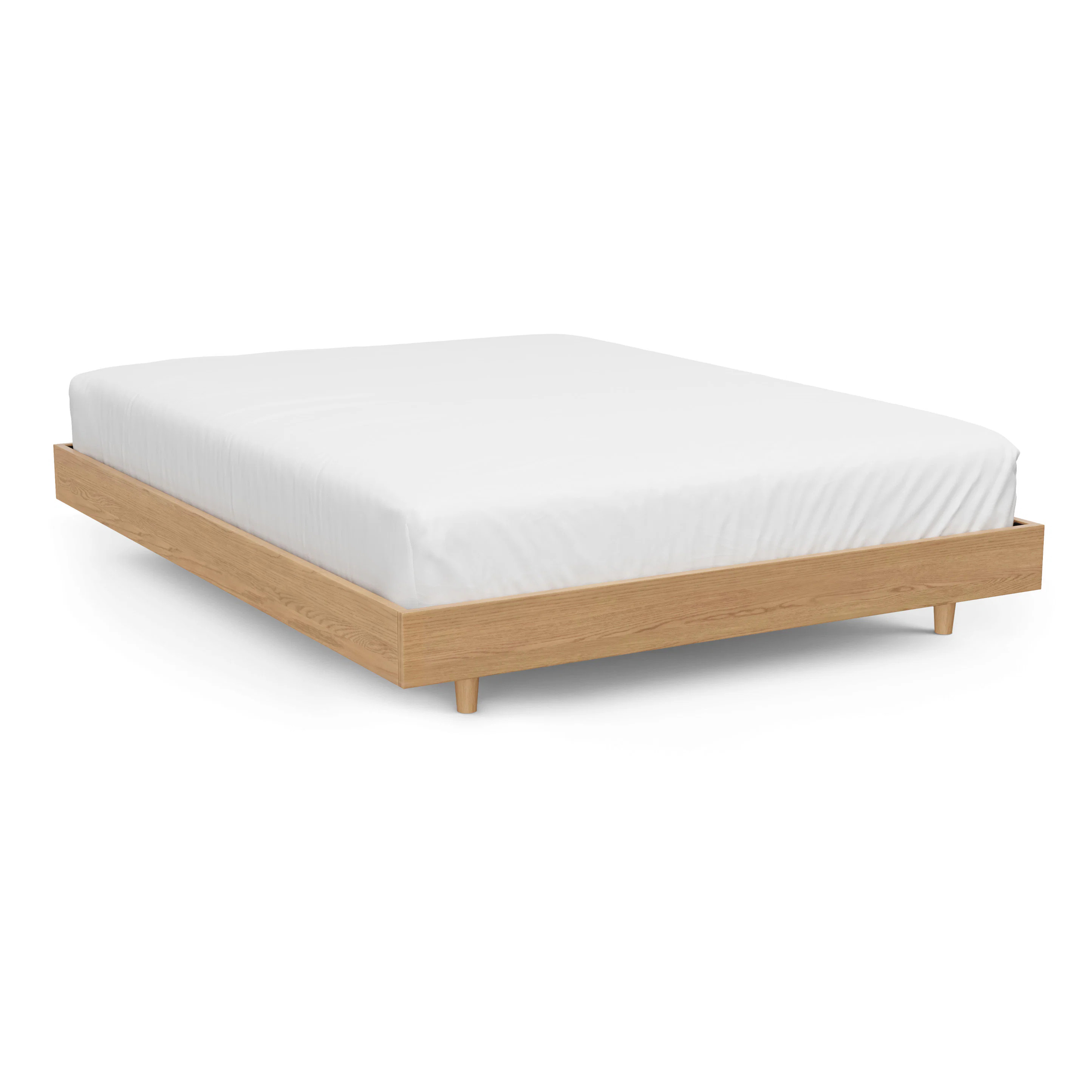 Basi Queen Bed Frame - White Oak | Article