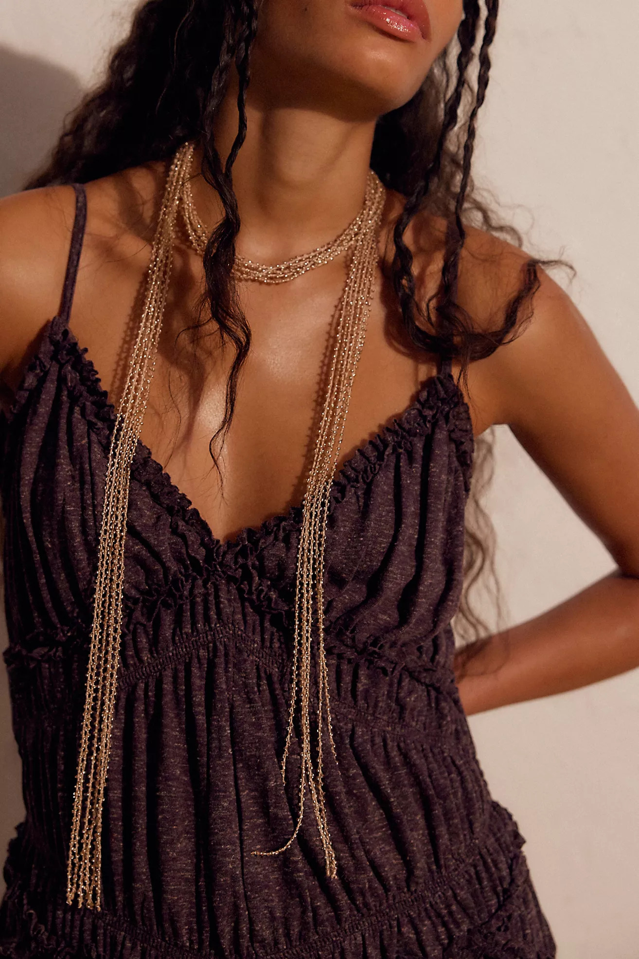 Kenzie Beaded Lariat Necklace | Free People (Global - UK&FR Excluded)