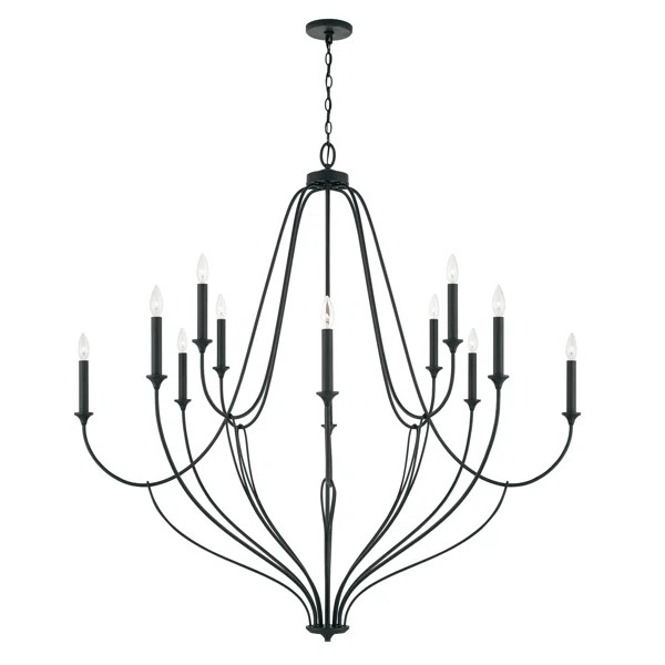 12 - Light Dimmable Tiered Chandelier | Wayfair North America