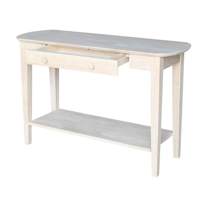 Lynn 46'' Unfinished Solid Wood Console Table | Wayfair North America