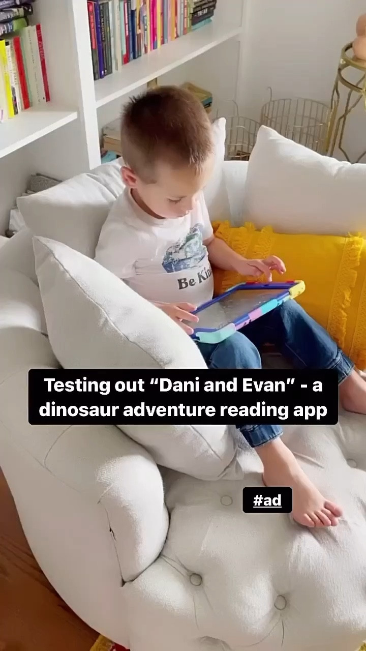 Reading room, reading chair, side table, gold table, bookshelf, kids tablet, iPad

#LTKhome #LTKkids