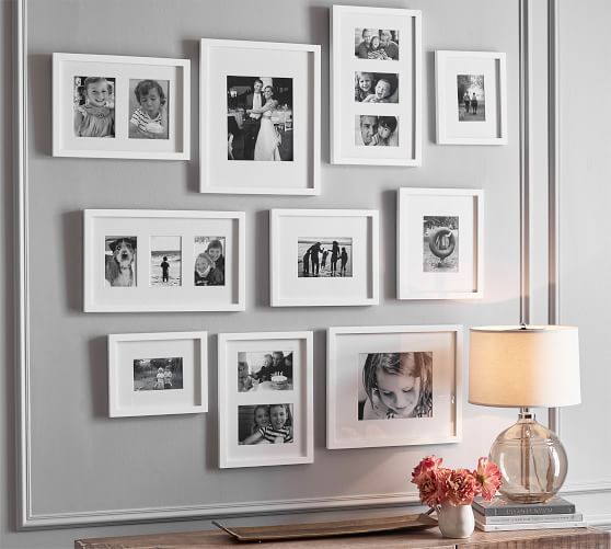 Wood Gallery in a Box Frames - Set of 10 | Pottery Barn (US)