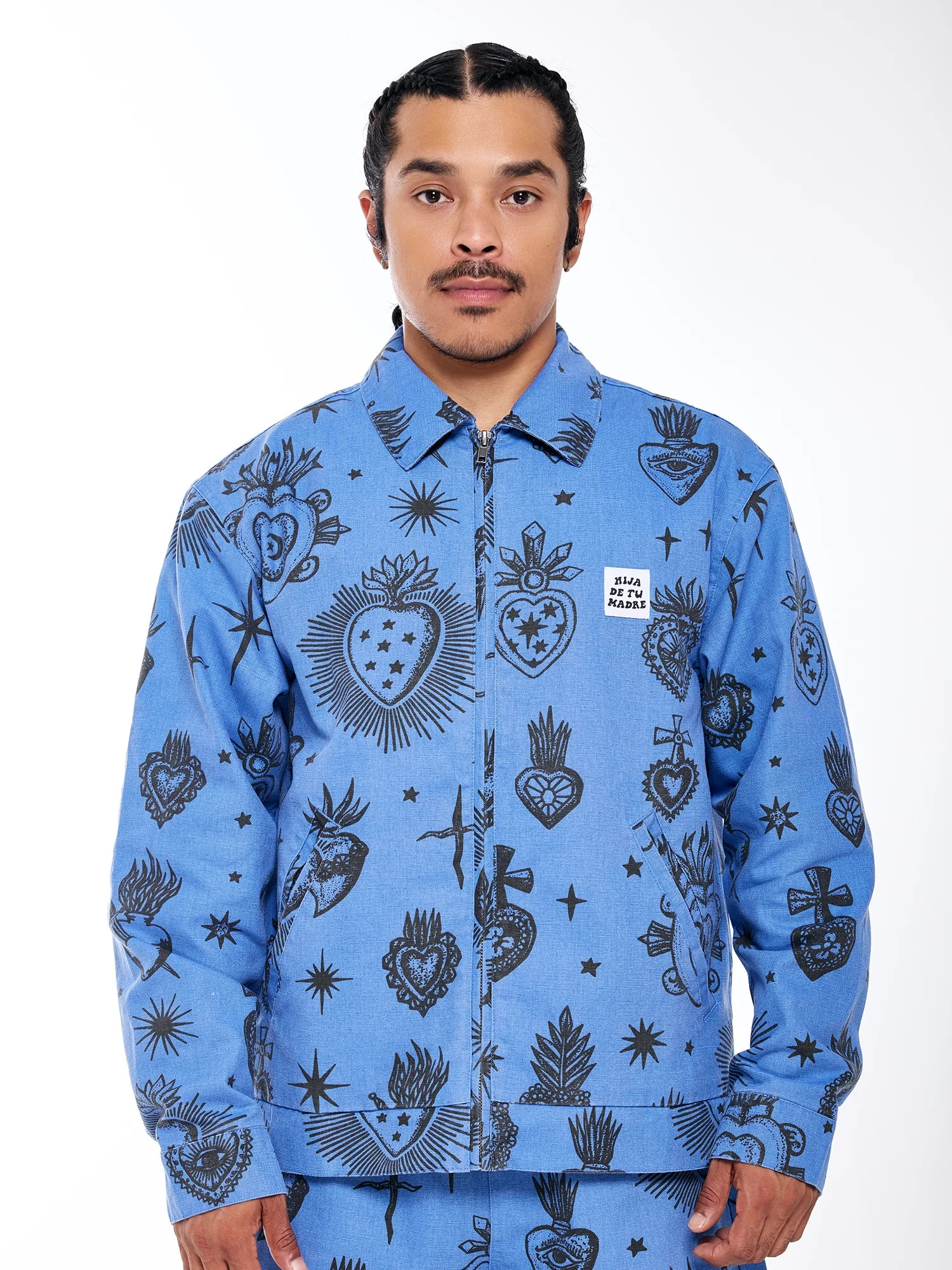 Hija De Tu Madre, Unisex Graphic Zip-Up Jacket, Sacred Heart, Sizes XS-3XL | Walmart (US)