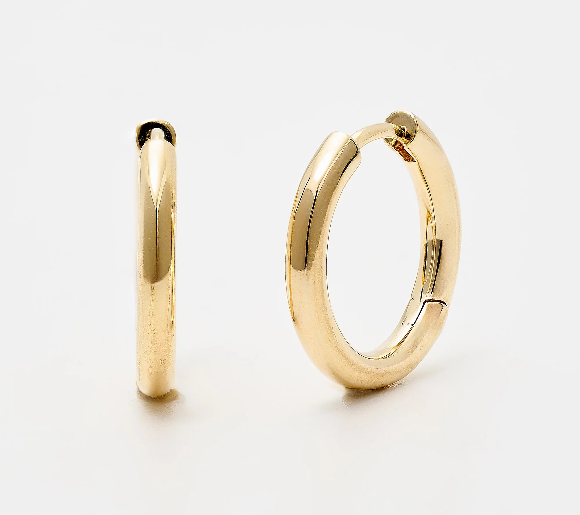 David Markstein Bronze Hinged Pierced Hoop Earrings | QVC