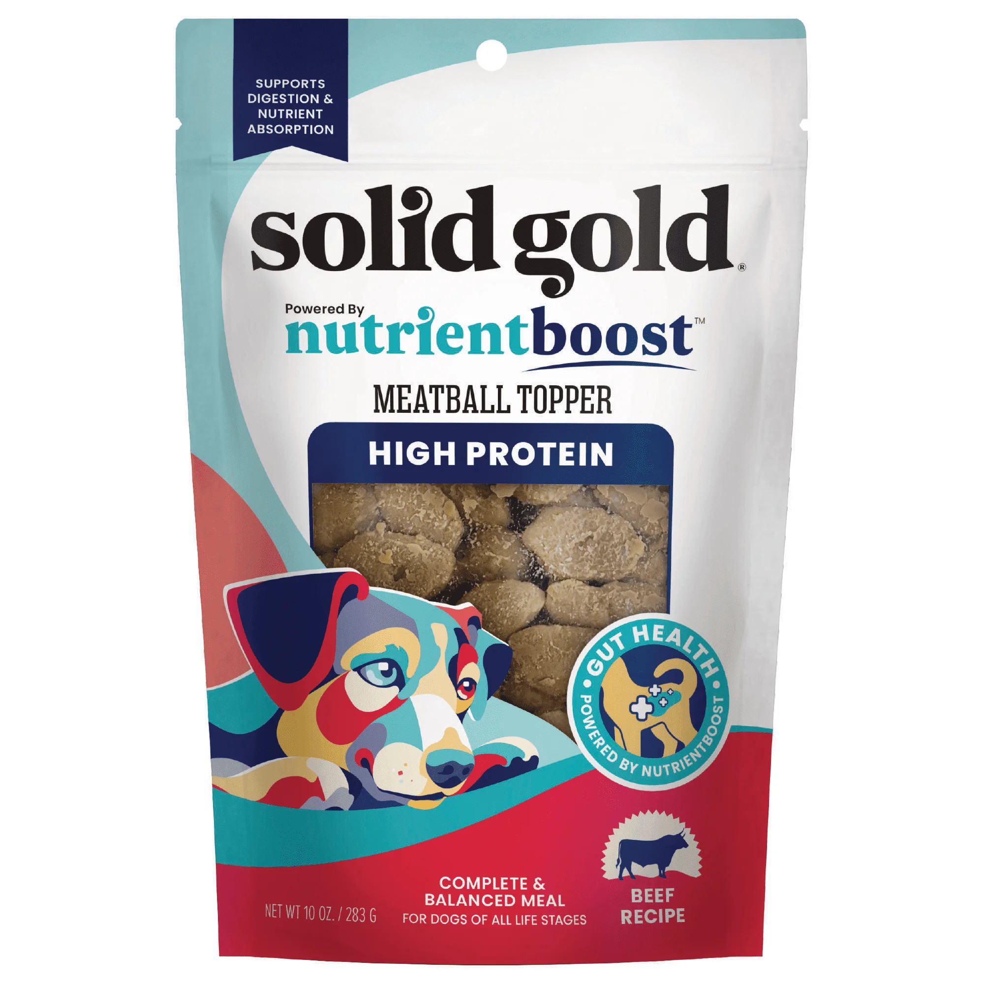 Solid Gold Beef Meatball Toppers in Gravy for Dogs, Case of 3 - 10.5 oz Pouches - Walmart.com | Walmart (US)