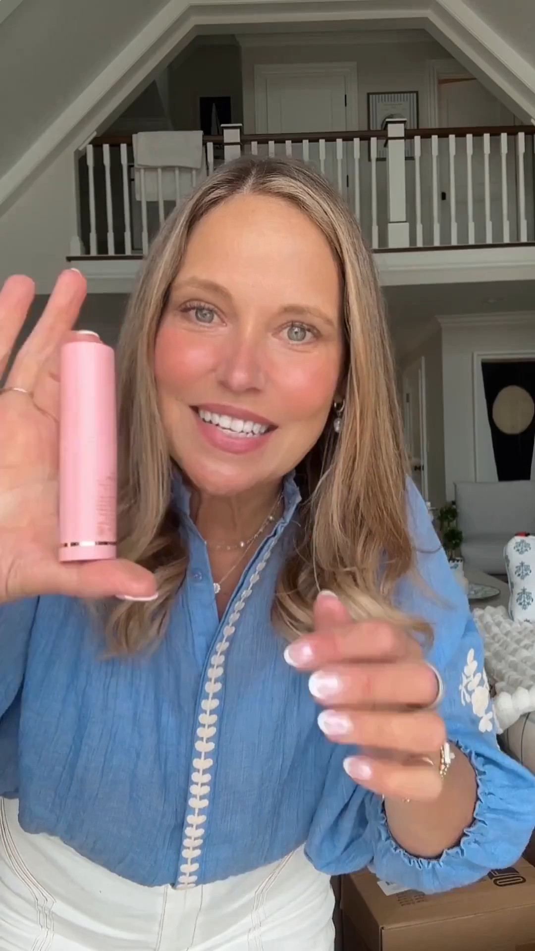 This Medicube PDRN Pink Collagen Volume Multi Balm has been such a good makeup prep find. I love using this Korean skincare balm on smile lines, under eyes, forehead lines, and dry spots because it helps my skin look hydrated, glowy, and smoother under makeup. It’s an easy collagen balm stick to keep in your routine when you want that plumper-looking base before getting ready. s

#LTKBeauty #LTKgrwm #LTKOver40