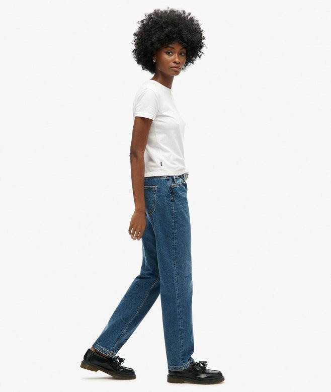 Mid Rise Straight Leg Jean | Superdry (UK)