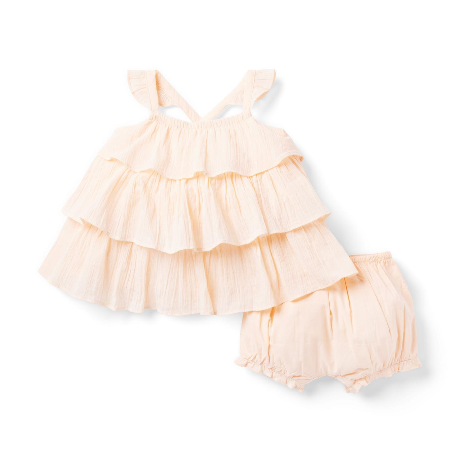 Baby Tiered Ruffle Gauze Matching Set | Janie and Jack