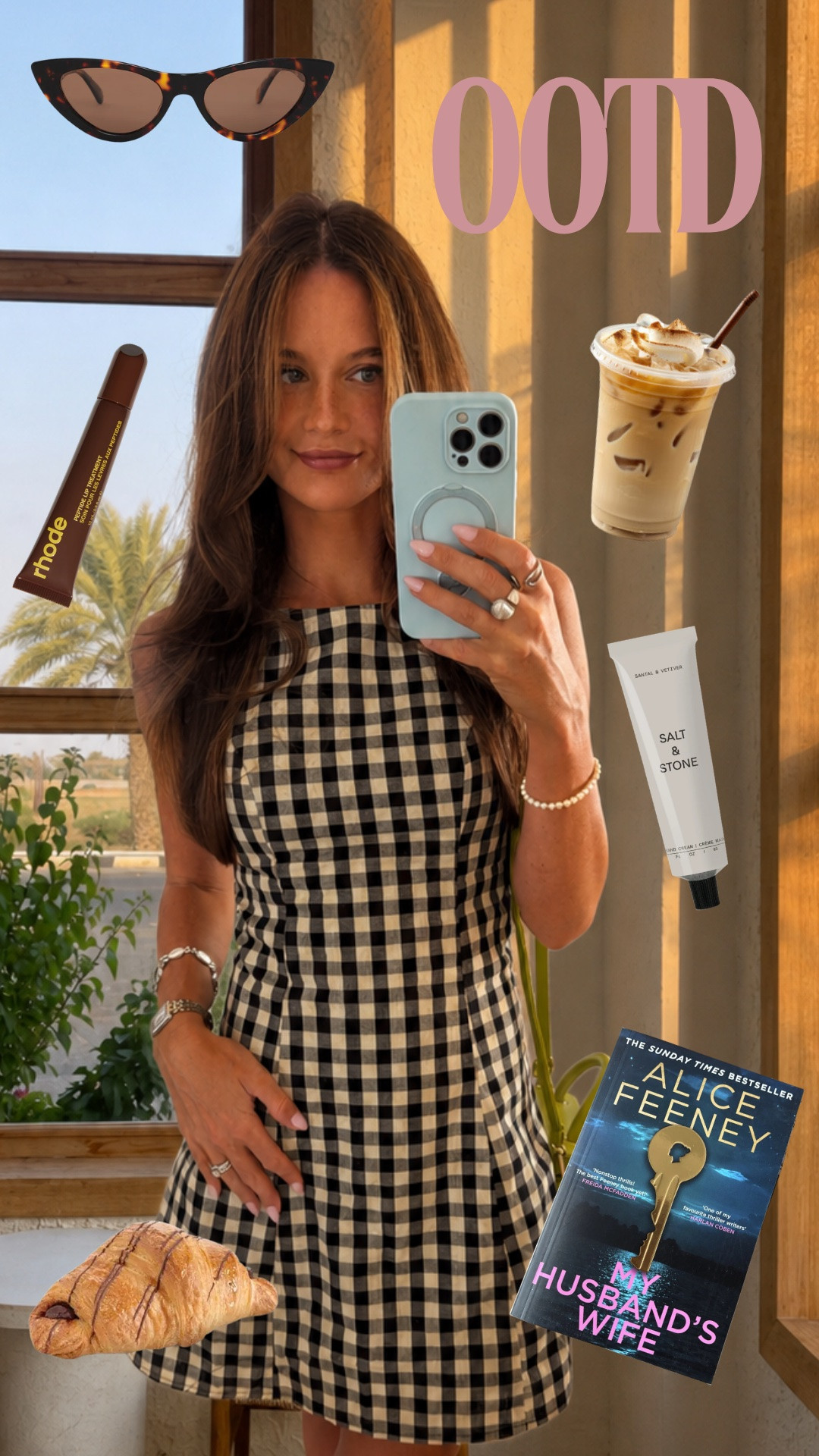 🧋👜🥐📖 | ootd | gingham | spring outfit | mini dress | vacation | brunch | date night | weekend | Scottsdale | Arizona | a line | shift dress | casual

#LTKMothersDay #LTKootd #LTKdayinmylife