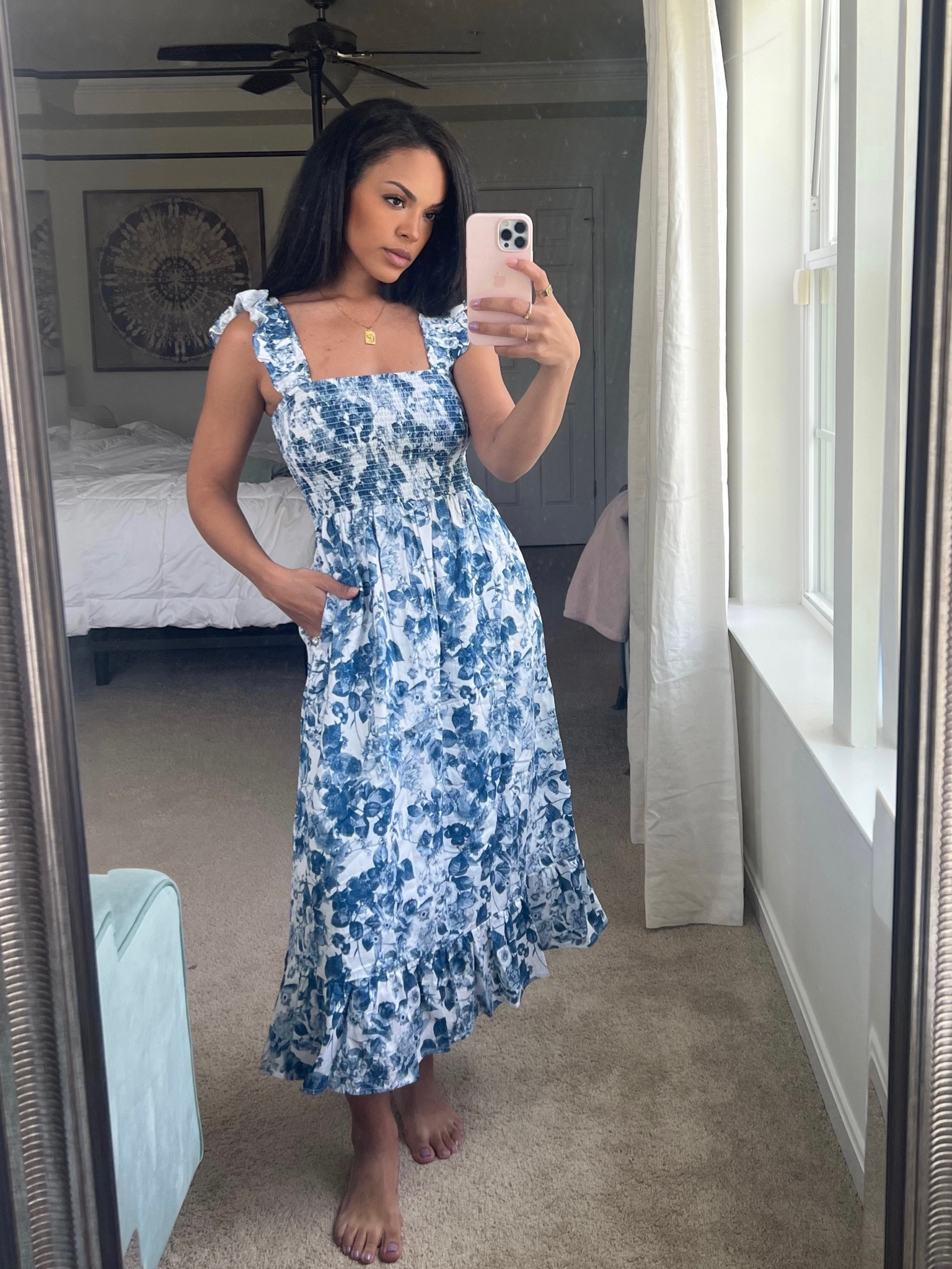 The viral Amazon dress that I am loving, this dress is amazing for multiple occasions. I am wearing a size small and it is very true to size. This dress is also bump friendly!

#LTKSeasonal #LTKwedding #LTKbump