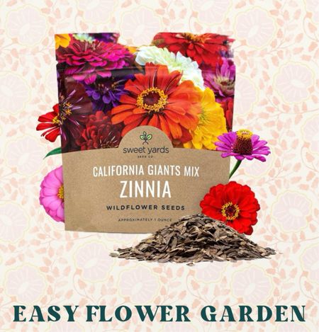 $12 pack of 3000 zinnia seeds. Grab this for an easy cut flower garden must!