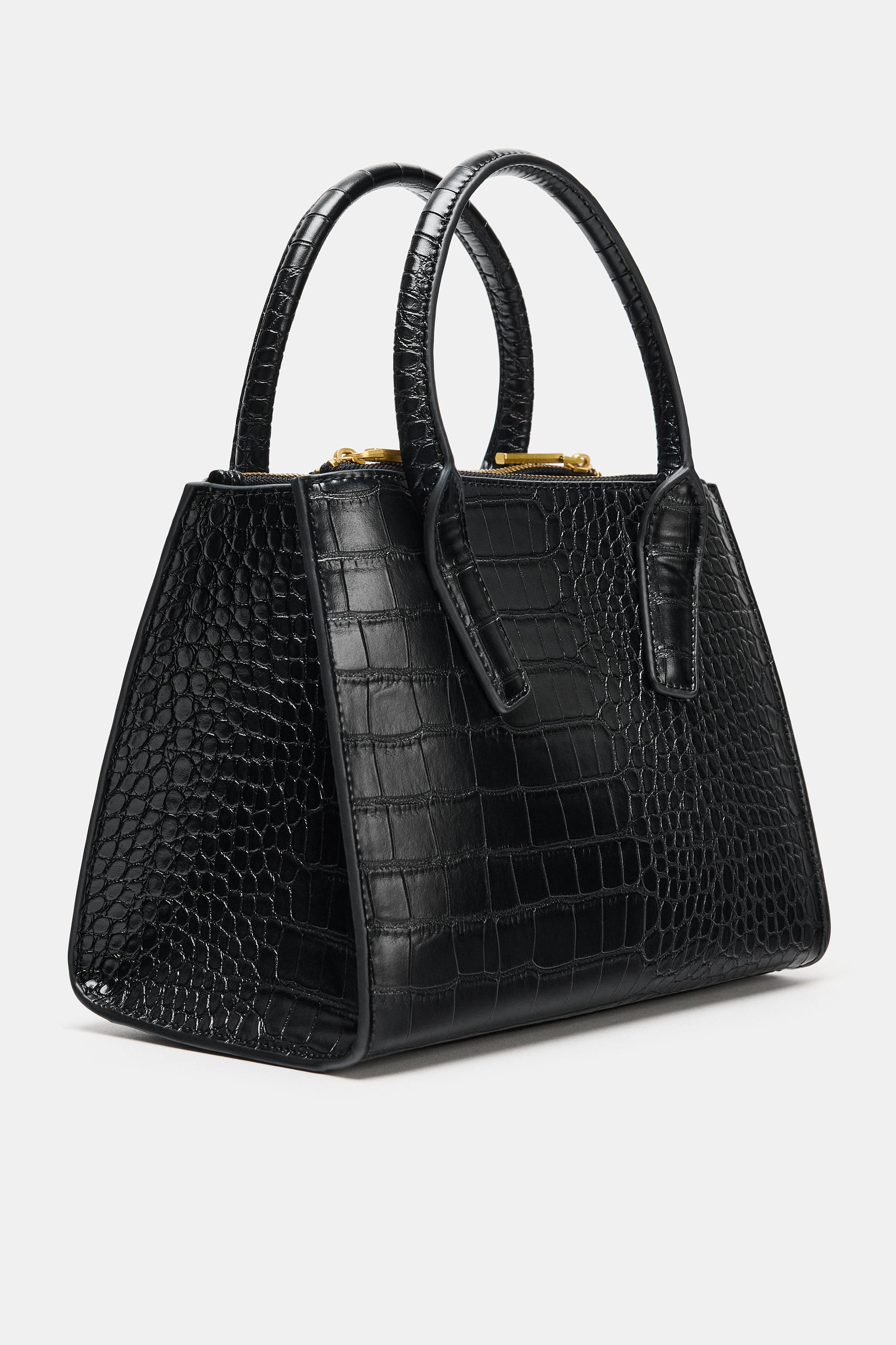 EMBOSSED MINI CITY BAG | Zara UK