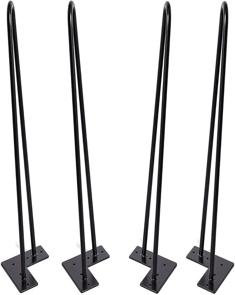 Hairpin Legs 28 inch Set of 4, DIY Furniture Metal Table Legs Perfect for Coffee Table, Dining Ta... | Amazon (CA)