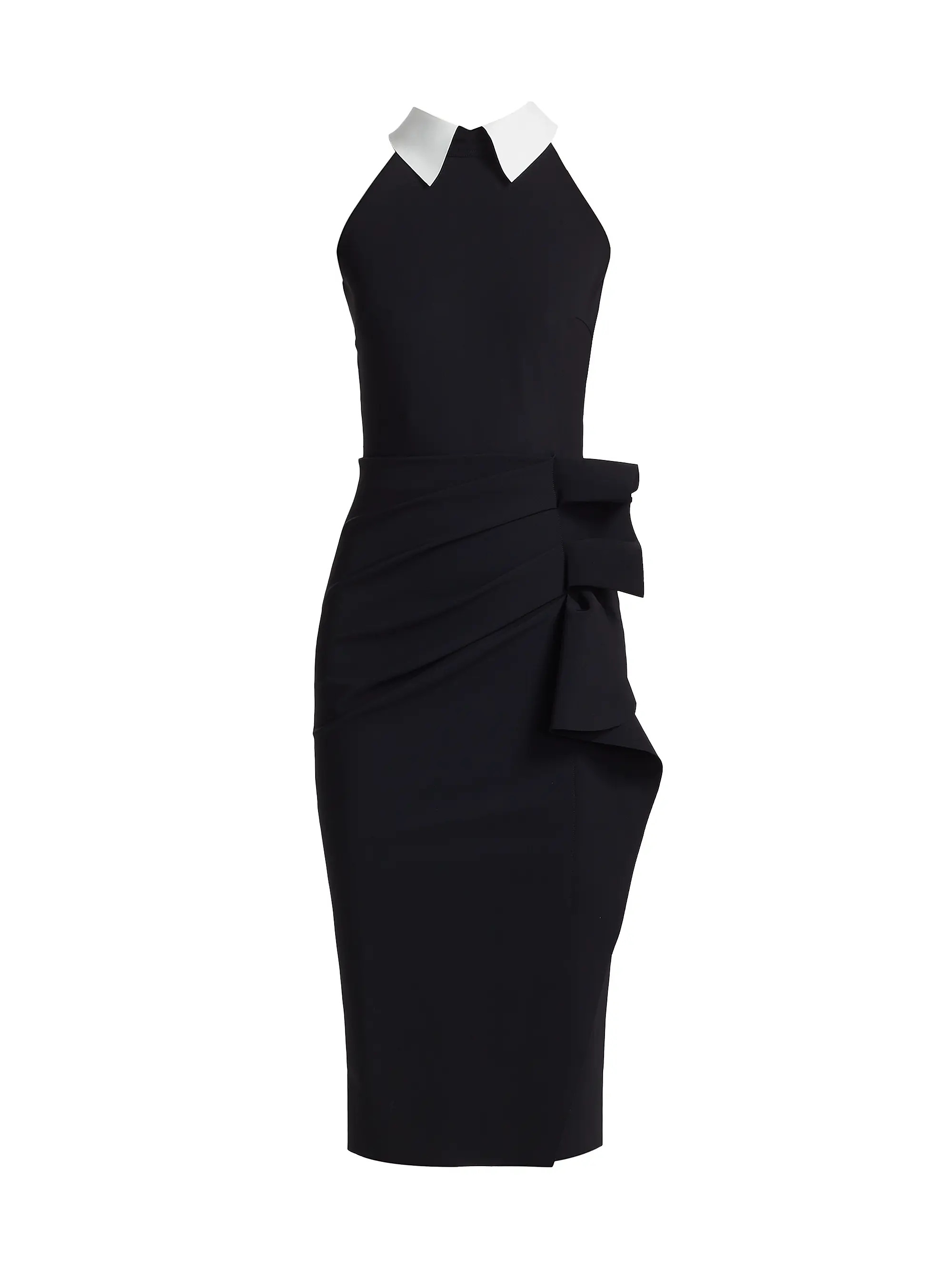 Ferflum Collared Skirt Ruffle Cocktail Dress | Saks Fifth Avenue